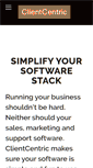 Mobile Screenshot of clientcentric.com